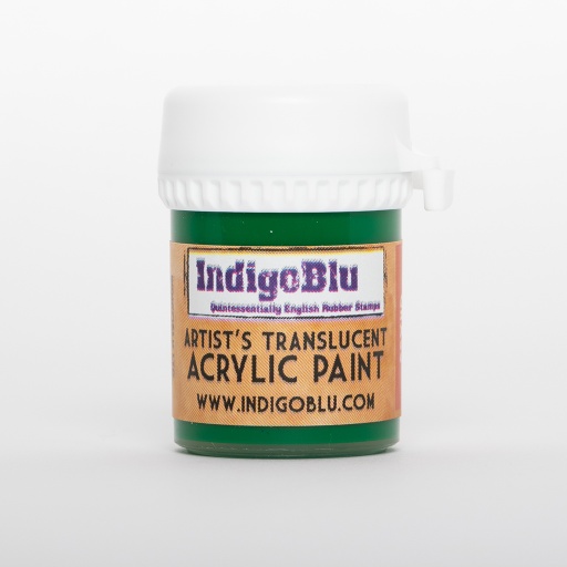 Artists Translucent Acrylic Paint - Racing Green (20ml)